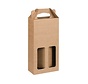 Wijnflestas voor 2 flessen - karton - 193x327x93mm - 25 stuks