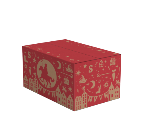 Specipack Geschenkdozen Sinterklaas - 200 x 150 x 120 mm - bundel met 30 dozen
