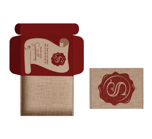 Brievenbusdoos Sinterklaas - 22 x 15,5 x 2,8 cm - pak met 50 stuks