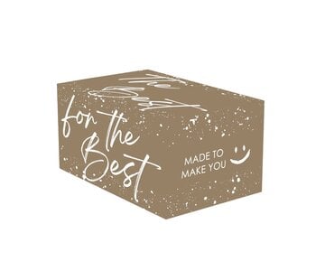 Specipack Geschenkdozen kerst - wit en bruin - 390 x 290 x 126 mm - bundel met 15 dozen