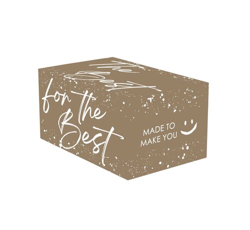 Specipack Geschenkdozen kerst - wit en bruin - 390 x 290 x 300 mm - bundel met 15 dozen