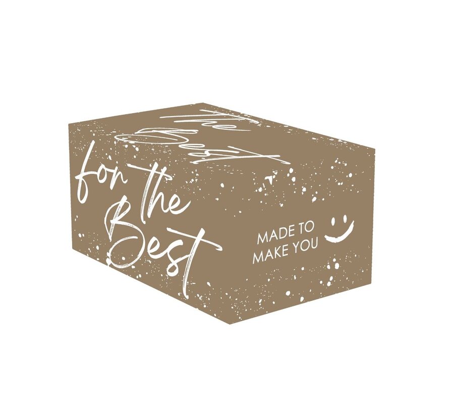 Geschenkdozen kerst - wit en bruin - 490 x 390 x 150 mm - bundel met 15 dozen