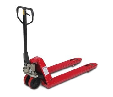 WELDON Palletwagen Quicklift 2500 kg - vork 1150 mm - rubber stuurwielen - PU vorkwielen