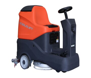 Noblelift schrobmachine met zitfunctie NR530 - 70 liter - 530 mm borstel - 3100 m²/u
