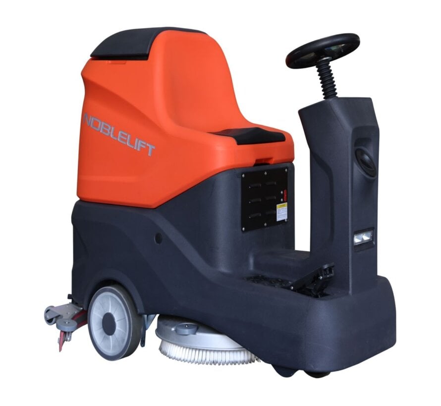Noblelift schrobmachine met zitfunctie NR530 - 70 liter - 530 mm borstel - 3100 m²/u