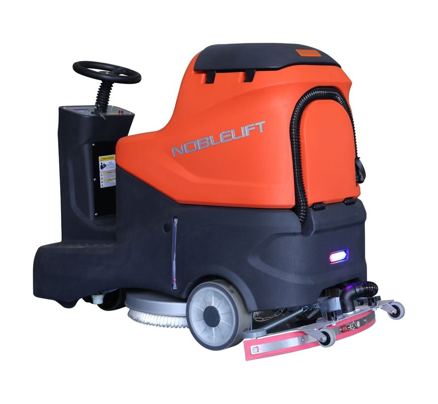 Noblelift schrobmachine met zitfunctie NR530 - 70 liter - 530 mm borstel - 3100 m²/u