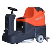 Noblelift schrobmachine met zitfunctie NR810 - 120 liter - 810 mm dubbele borstel - 4860 m²/u