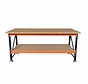 Inpaktafel magazijn - Werkbank met extra niveau - 2700 x 950 x 1000 mm