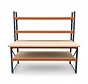 Inpaktafel magazijn met opzetstuk - 2100 x 1050 x 1000 mm - Sterke werktafel met vier niveaus