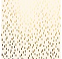 Cadeaupapier 200 meter lang - 50 cm breed - toonbankrol - wit goud - 1 rol