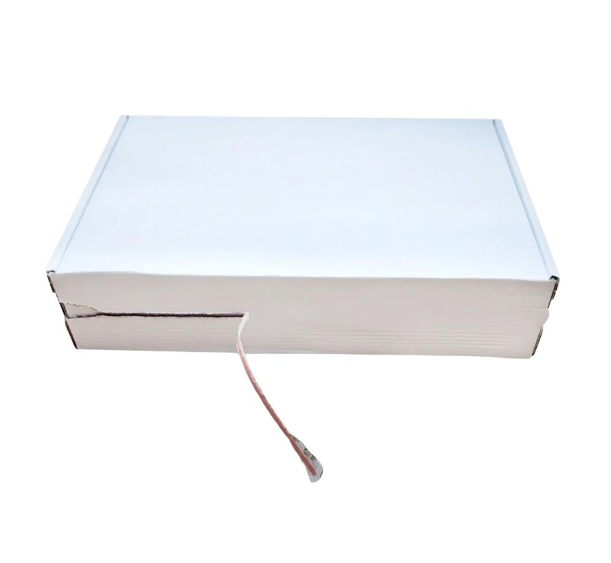 Postdoos wit met plakstrip 420x370x120 mm - Bundel 10 stuks