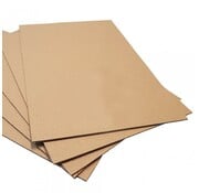 Kartonnen Platen Golfkarton 550 x 750 mm B-Golf - Geschikt voor minipallets