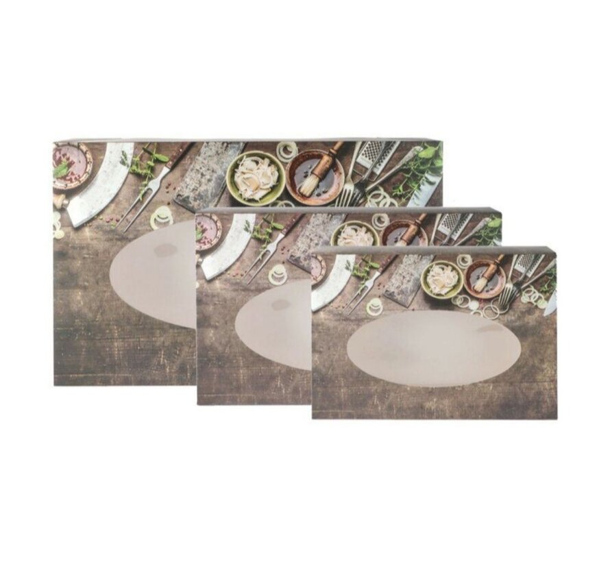 Cateringdoos - Bon appetit - 310x460x80mm - met venster - 80 stuks