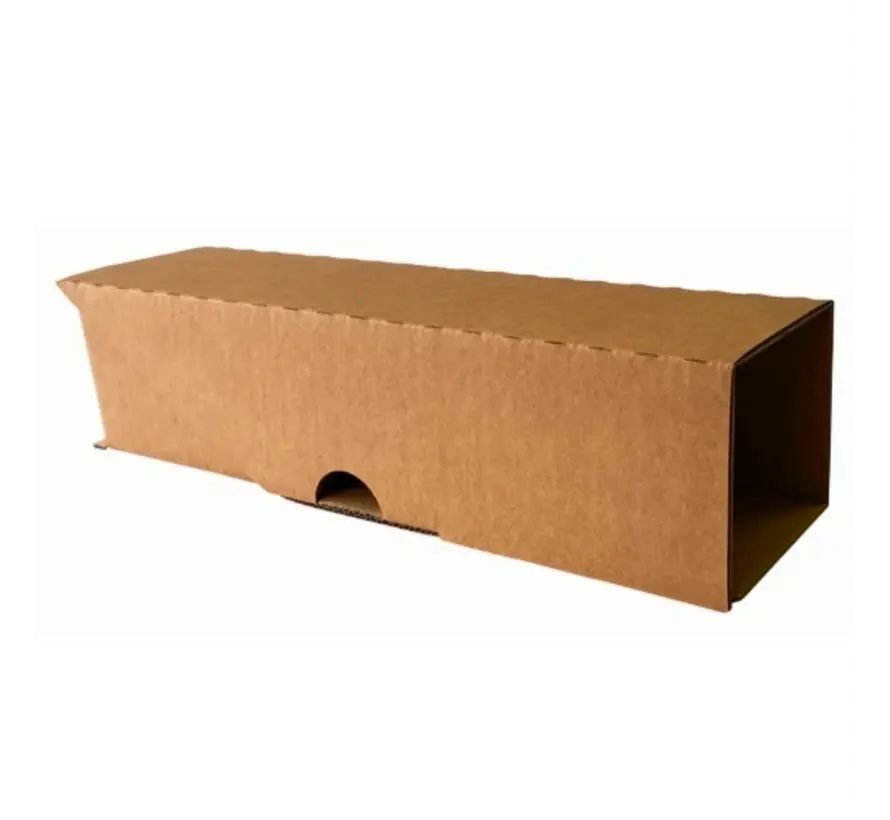 Wijn verzenddoos voor 1 fles - Inclusief inlay - 88 x 88 x 347 mm - Bundel met 20 dozen