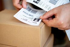 Hoe komt het dat er 4 verzendlabels op één etiket worden geprint?