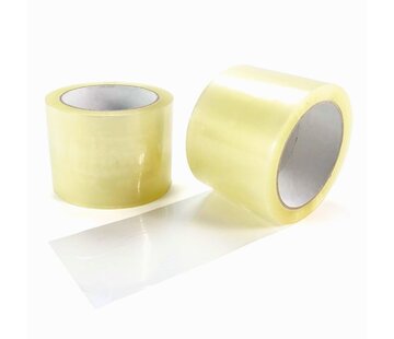 PP tape transparant low noise - 75 mm x 66 m - 35 my - Doos 24 rollen