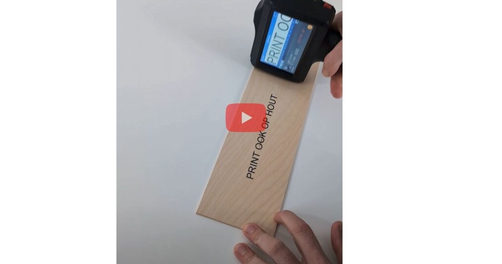 Handleiding Specipack HJ-100: Handheld Inkjet Printer Instellen