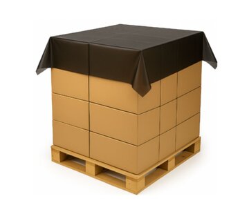 Topvellen Zwart - 150 x 180 cm - 30 my - Rol met 300 vellen