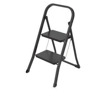 Galico Brasq Trapladder SL200 - Zwart - 2 Treden - 150kg Draagkracht