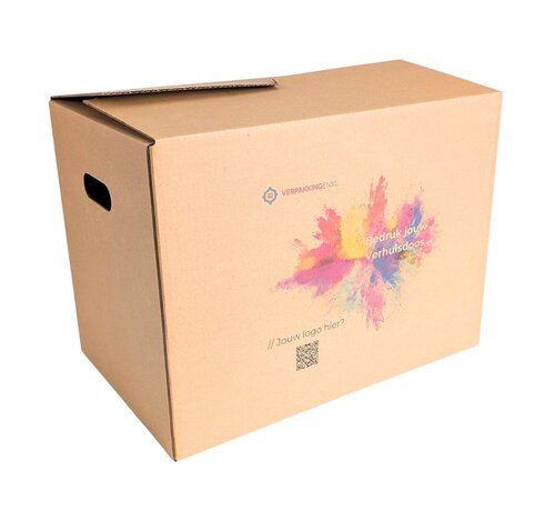 Specipack Verhuisdoos bedrukt in kleine oplage - Bundel met 10 dozen gepersonaliseerd met eigen ontwerp