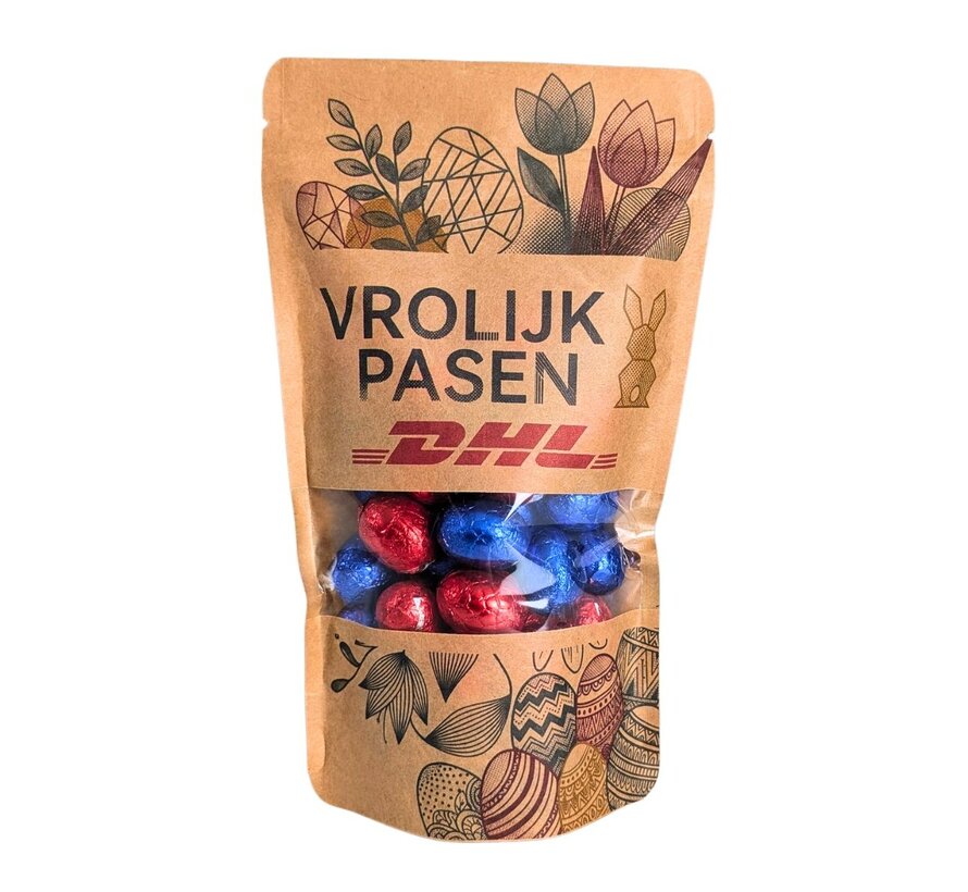 Bedrukte stazakken kraft  - 500ml - 130x190mm - 200 stuks