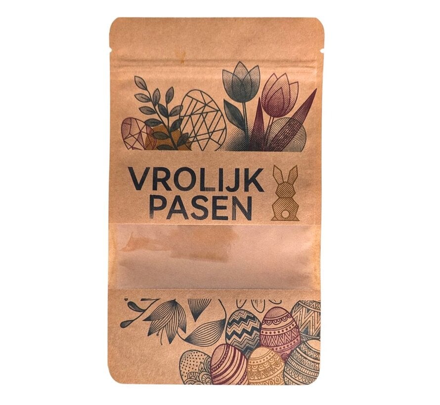 Stazakken Pasen - Kraft papier - 500ml - 130x190mm - 100 stuks