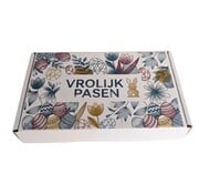 Brievenbusdozen Pasen - 180 x 115 x 30 mm A6 Wit - 100 stuks