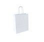 Papieren tasjes - 18 x 8 x 22 cm - Gedraaid Koord - 250 stuks