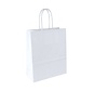Papieren tasjes - 22 x 10 x 32 cm - Gedraaid Koord - 250 stuks