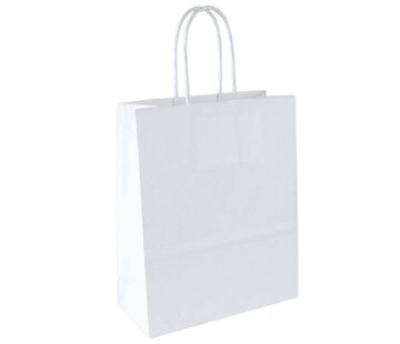 Specipack Papieren tasjes - 32 x 12 x 41 cm - Gedraaid koord - 250 stuks