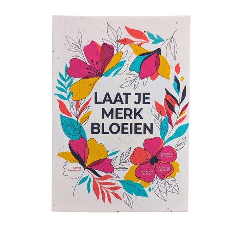 Specipack Groeipapier bedrukken 100 stuks A5 120 grams bloemenmix