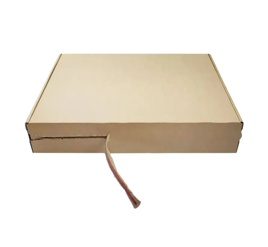 Bedrukte postdozen met plakstrip - 370 x 290 x 70 mm - Per bundel met 50 dozen