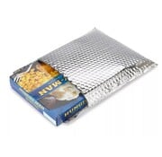 Koelenvelop 35 x 35 cm - Isolerende Bubbelenvelop met Strip - Doos met 100 stuks