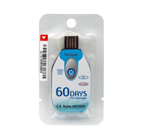 Tzone TempU02 Wegwerp Temperatuur Datalogger - Automatische PDF Functie