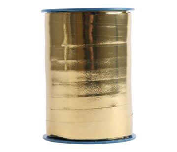 Krullint Metallic 10mm Goud - 250 Meter