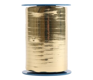 Krullint Metallic 5mm Goud - 500 Meter