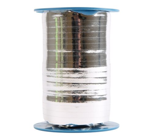 Krullint Metallic 5mm Zilver - 500 Meter