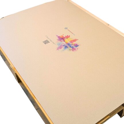 Bedrukte kartonnen platen