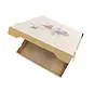 Pizzadoos golfkarton bruin bedrukt met eigen ontwerp - 40x40x4cm - Bundel met 100 stuks