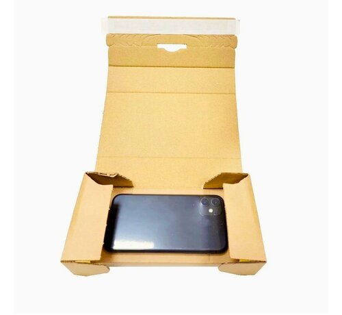 Fixeerverpakking voor Smartphones - 200 x 95 x 35 mm - Compleet met spanfolie