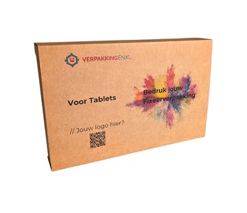 Bedrukte Fixeerverpakking voor Tablets - 310 x 200 x 50 mm - Per 100 dozen
