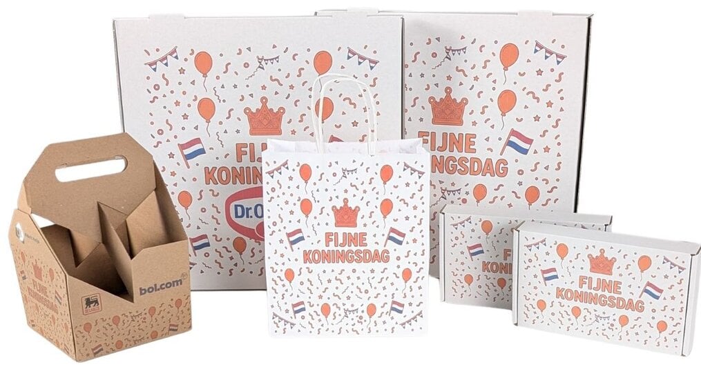Koningsdag verpakkingen personaliseren: Maak indruk met jouw eigen logo