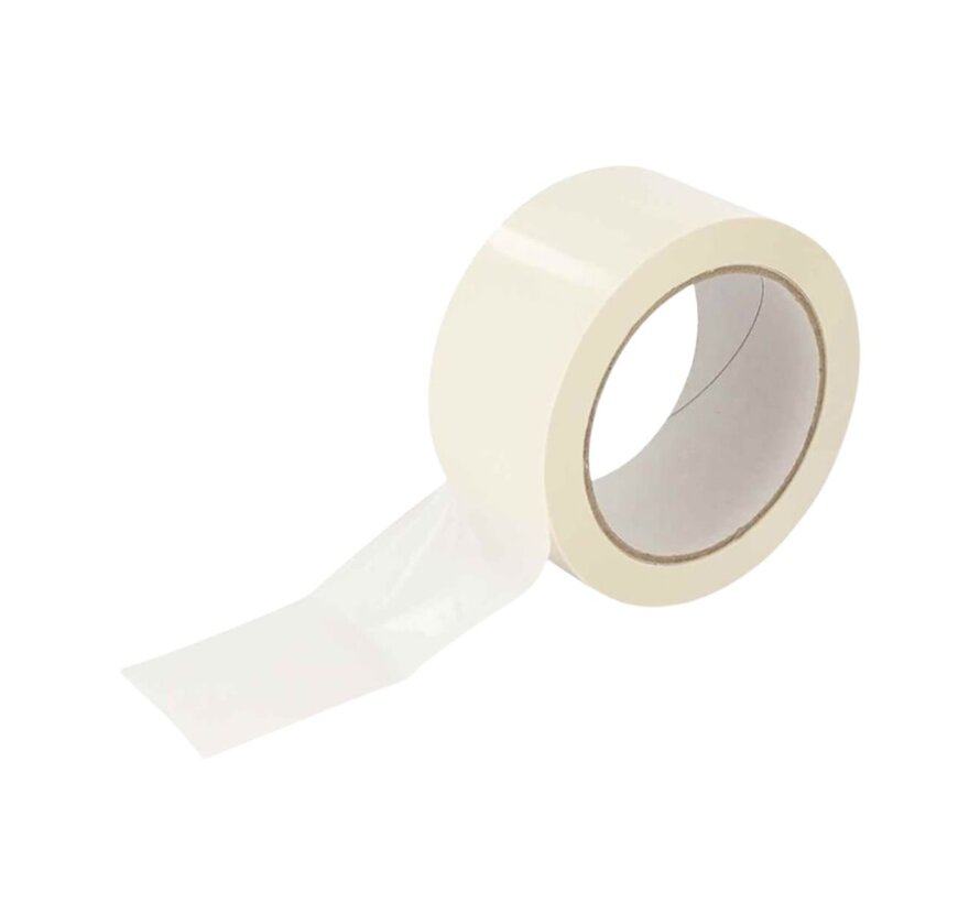 Verpakkingstape Wit PVC - Doos met 36 rollen - 32 my - Witte Tape - 50 mm x 100 m
