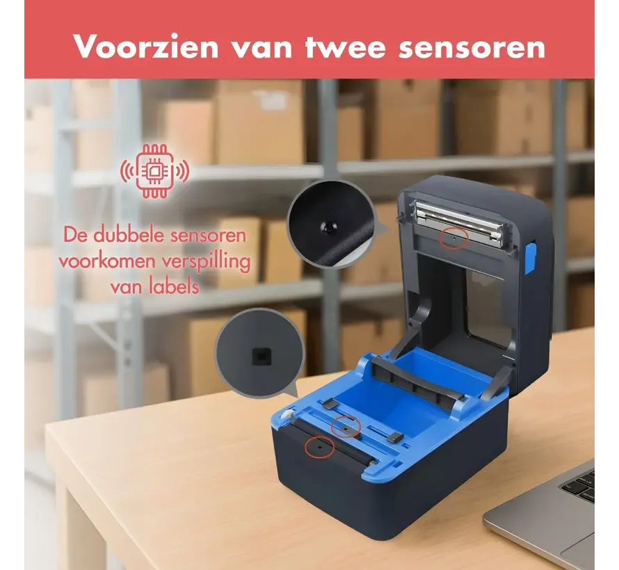 Specipack LB-150 Labelprinter - Draadloos via WiFi & Bluetooth