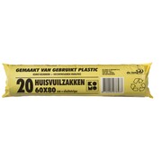 KOMO Afvalzak (huisvuilzak) 60x80cm Doos a 15x20 stuks