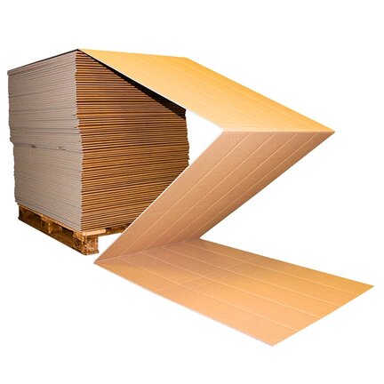 Eindloos karton in standaard formaat