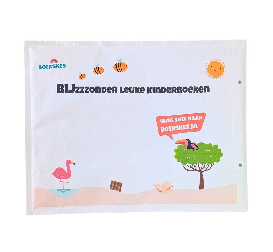 Luchtkussen enveloppen A bedrukt - Bubbelenvelop 100 x 165 mm bedrukt met eigen ontwerp - Doos met 200 stuks