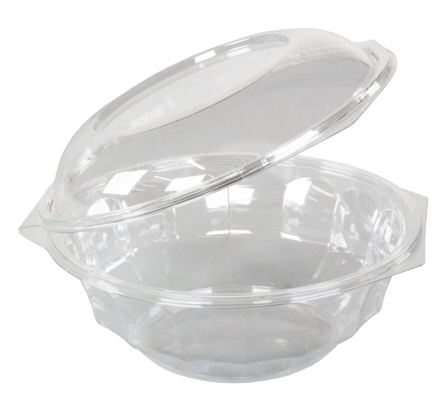 Saladebak Rond Transparant Ø 115mm - 375ml - 600 stuks