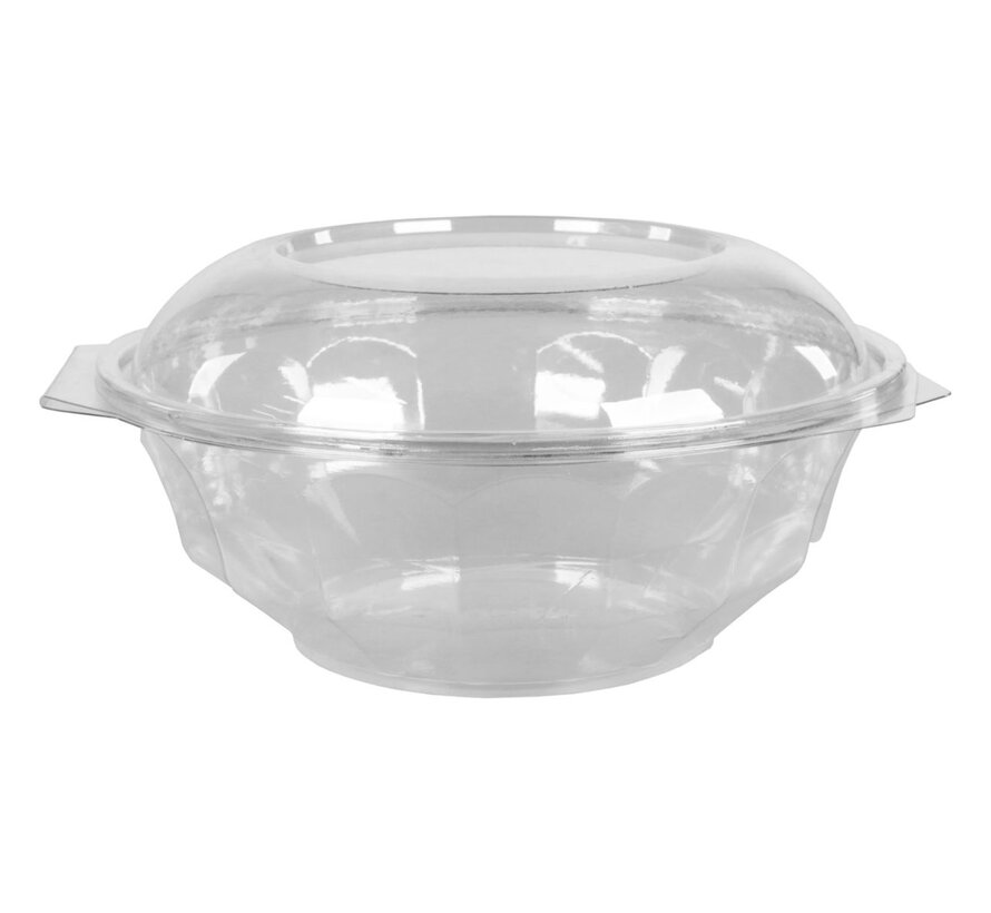 Saladebak Rond Transparant  Ø135mm - 600ml - 400 stuks