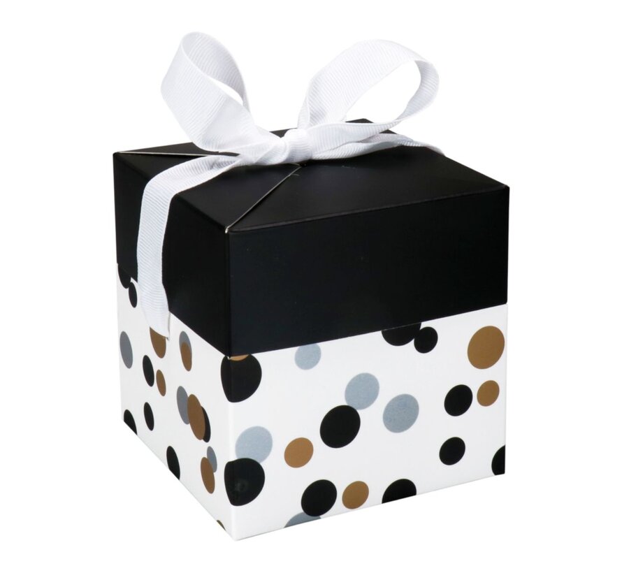 Confetti doos - Pop Up Box - 10x10x10cm - 25 stuks